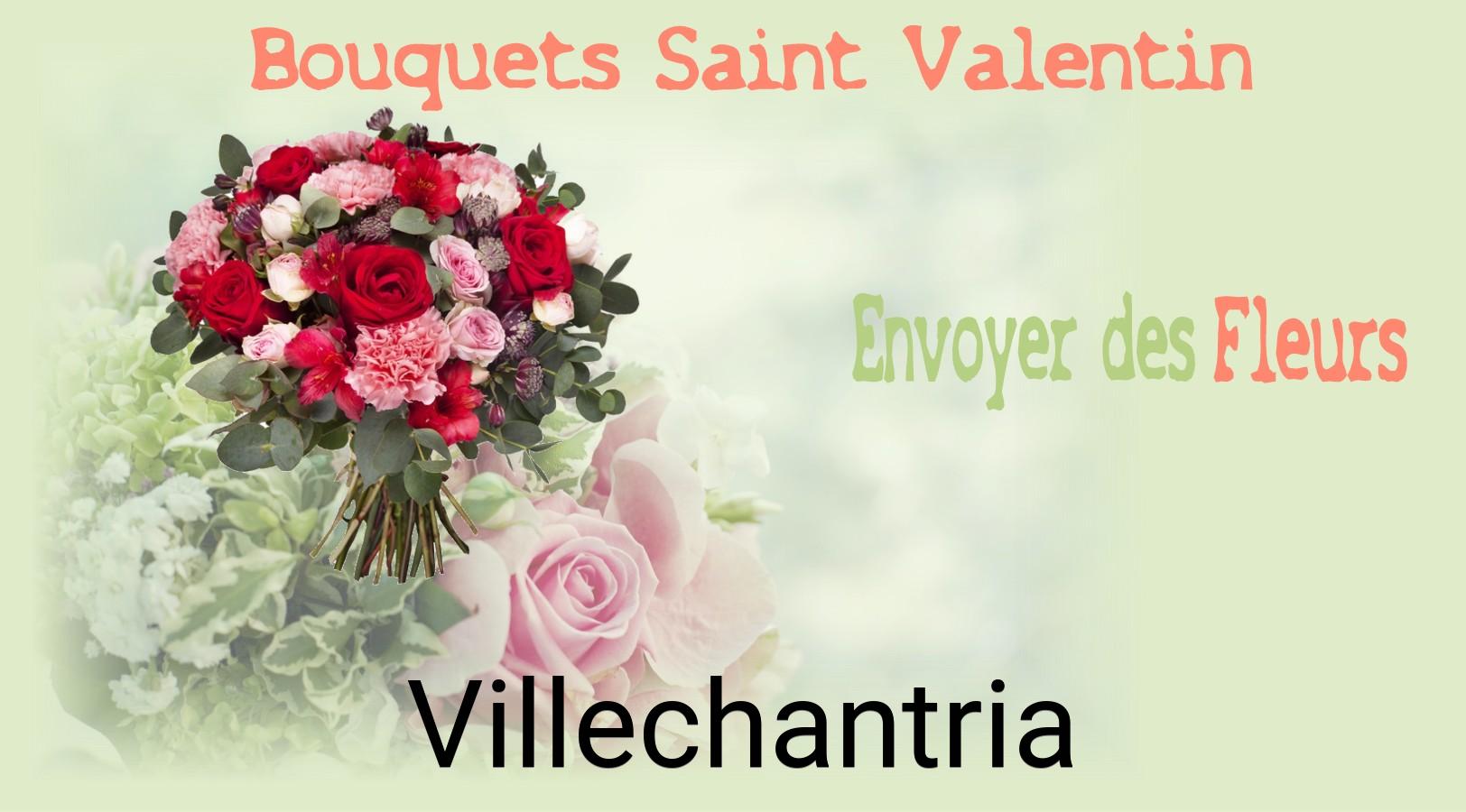 Roses de Saint-Valentin livrées à Villechantria